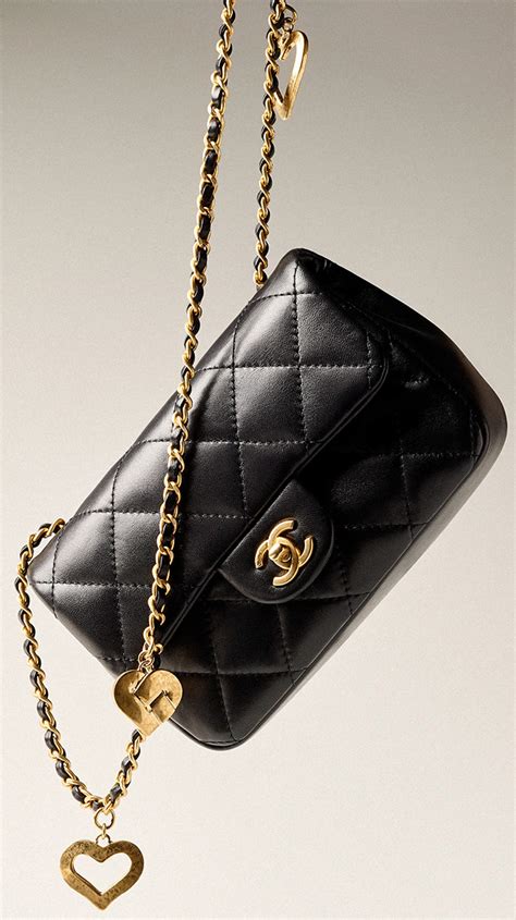 chanel mini heart bag price|chanel classic mini flap price.